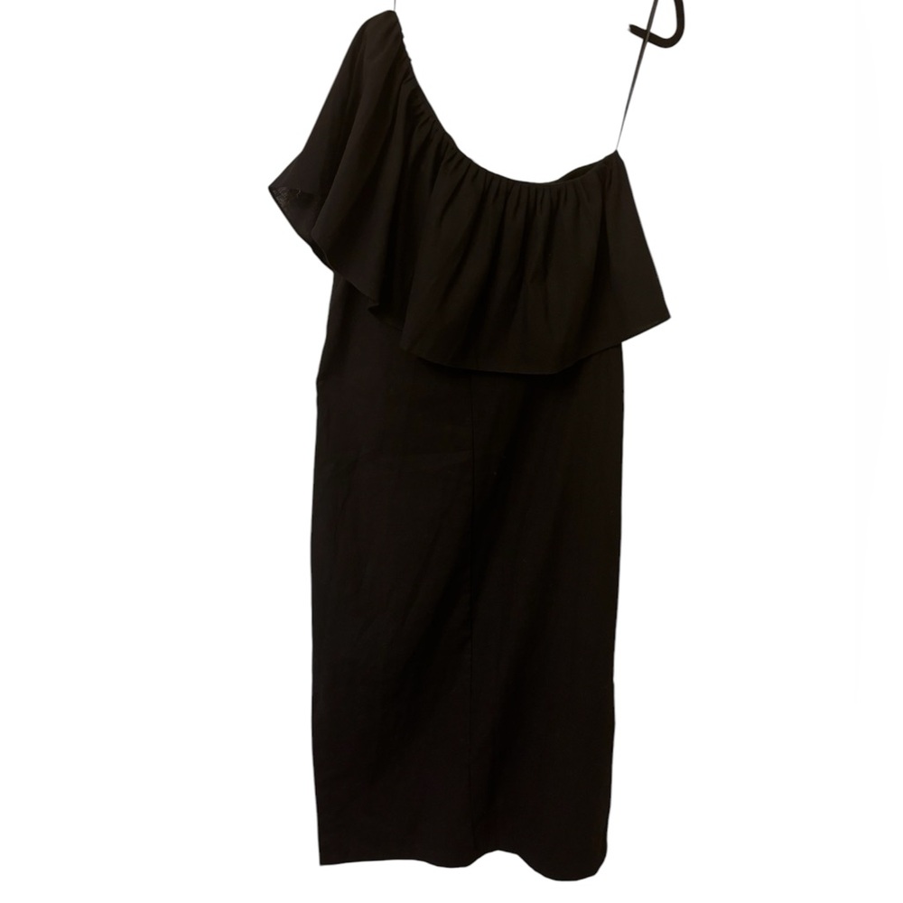 Nwot..Tuckernuck Black One-Shoulder Ruffle Maxi Dress - Picture 4 of 5